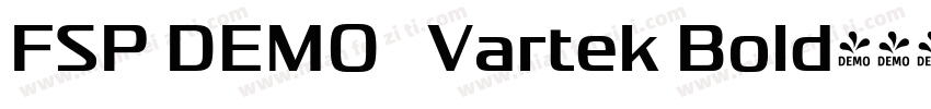 FSP DEMO   Vartek Bold字体转换